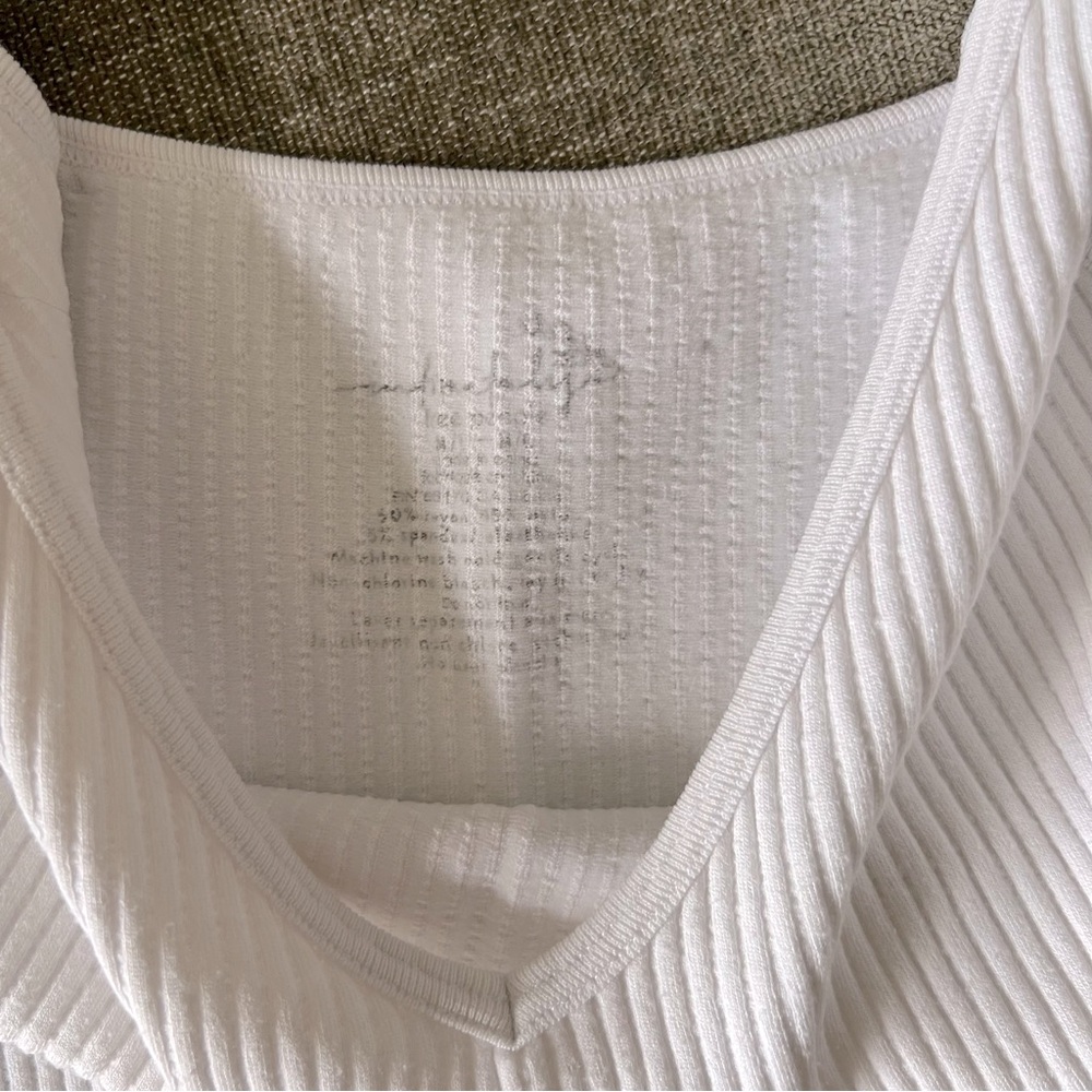 White Free People Solid Rib Brami in White - Picture 5 of 5